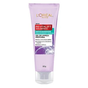 Gel de Limpeza Antioleosidade L'Oral Paris Revitalift Hialurônico 80g