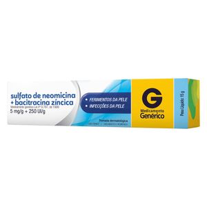 Sulfato de Neomicina + Bacitracina Zíncica Pomada 10g