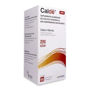 Caldê 1500mg + 400UI com 60 Comprimidos Mastigáveis