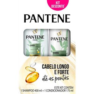 Kit Pantene Bambu com Shampoo 400ml + Condicionador 175ml