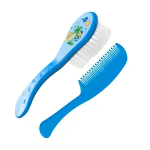 Kit Neopan Azul com 1 Escova para Cabelos + 1 Pente