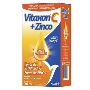 Vitaxon C + Zinco Sabor Caramelo Gotas 20ml