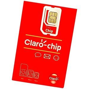 Chip 4G Triplo Corte Claro Pré-Pago Sem Recarga com 1 Unidade