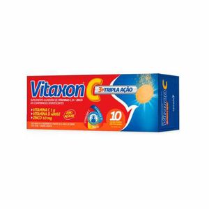 Vitamina C Vitaxon C Tripla Ação com 10 Comprimidos