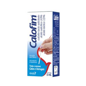 Calofim 200mg/ml + 150mg/ml Solução Dermatológica de Uso Tópico Frasco 5ml