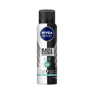 Nivea Desodorante Aerosol Black & White Fresh Masculino 150ml