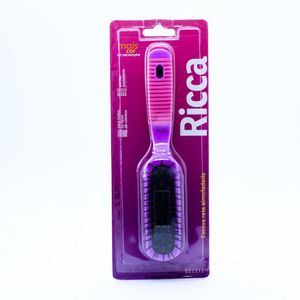 Escova para Cabelo Nº 2414 Pink & Purple Reta Ricca com 1 Unidade