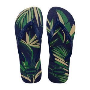 Sandálias Havaianas Aloha N° 37/38 Azul Marinho com 1 Par
