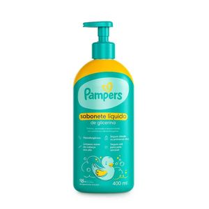 Sabonete Líquido Pampers Glicerina Hipoalergênico 400ml