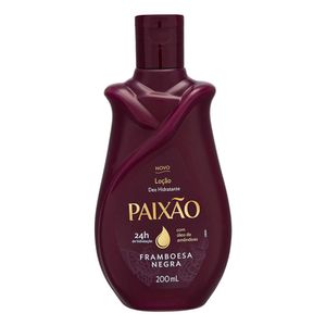 Paixao Loção Hidratante Corporal Framboesa Negra 200ml