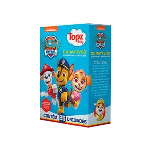 Curativo Topz Patrulha Canina com 25 Unidades