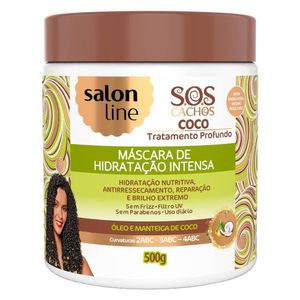 Máscara de Tratamento Profundo Salon Line S.O.S Cachos Coco 500g