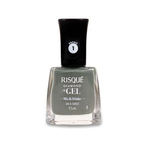 Risque Esmalte Líquido Comercial Cremoso Diamond Gel Mix e Drinks Gin e Sunset 9.5ml