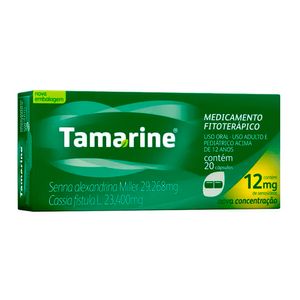 Tamarine 29,268mg + 23,400mg com 20 Cápsulas