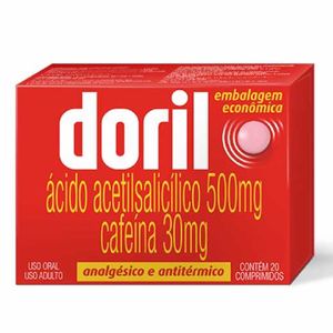 Doril 500mg + 30mg com 20 Comprimidos
