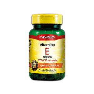 Vitamina E Maxinutri com 60 Cápsulas