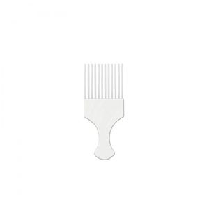 Santa Clara Pente Afro com Dentes Finos Branco com 1 Unidade