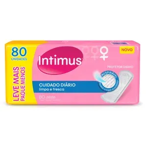 Absorventes Intimus Days sem Perfume com 80 Unidades