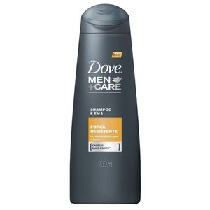 Shampoo 2 em 1 Dove Men Care Força Resistente 200ml