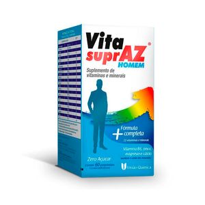 Suplemento Vitamínico Mineral Vita Supraz Homem com 60 Comprimidos