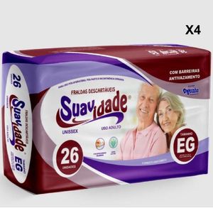 Fralda Descartável Adulto Diguinho Suavidade XG com 26 Unidades