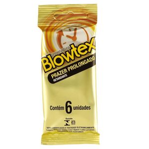Preservativo Blowtex Retardante com 6 Unidades
