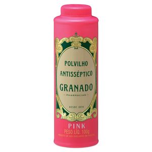 Polvilho Antisséptico Granado Pink 3,0g + 0,352g + 17,602g + 11,735g Pó de Uso Dermatológico Frasco 100g
