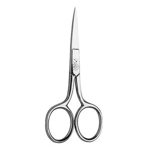 Tesoura Unha Flex Reta Prateado Mundial com 1 Unidade