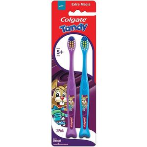 Escova Dental Tandy Extra 5 Anos+ Macia com 2 Unidades