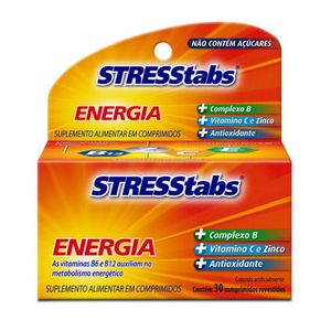 Suplemento Alimentar Stresstabs com 30 Comprimidos Revestidos