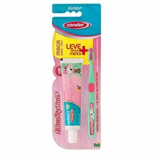 Kit Condor com Escova Dental Júnior Lilica Ripilica com 1 Unidade + 1 Gel Dental 2 a 5 Anos Lilica Ripilica 50g