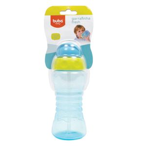 Buba Baby Garrafinha Fresh com Canudo Retratil Cor Azul 300ml