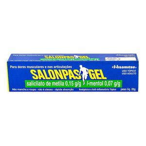 Salonpas 0,15G/g + 0,07G/g Gel de Uso Dermatológico Bisnaga 20g