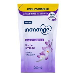 Sabonete Líquido Monange Lavanda Refil 200ml