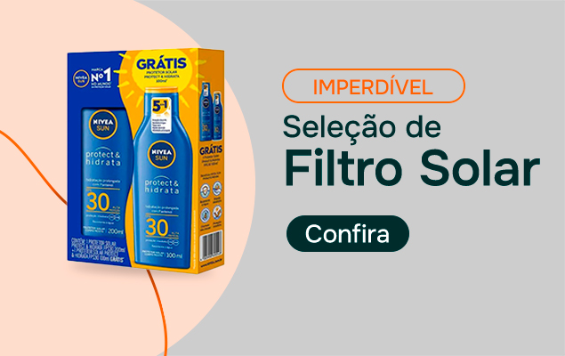 Seleção de filtro solar, confira!