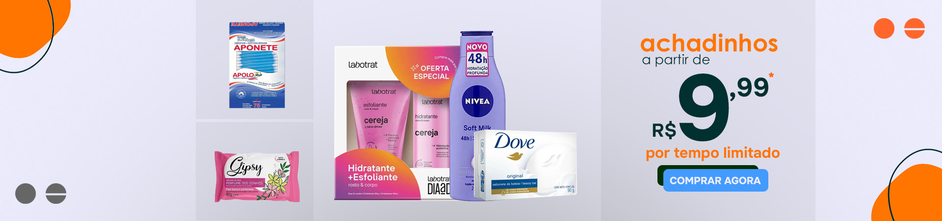 Ofertas arrasadoras - achadinhos a partir de R$ 9,99