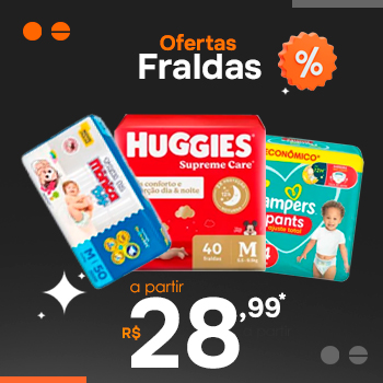 Desconto de Black - Ofertas Fraldas