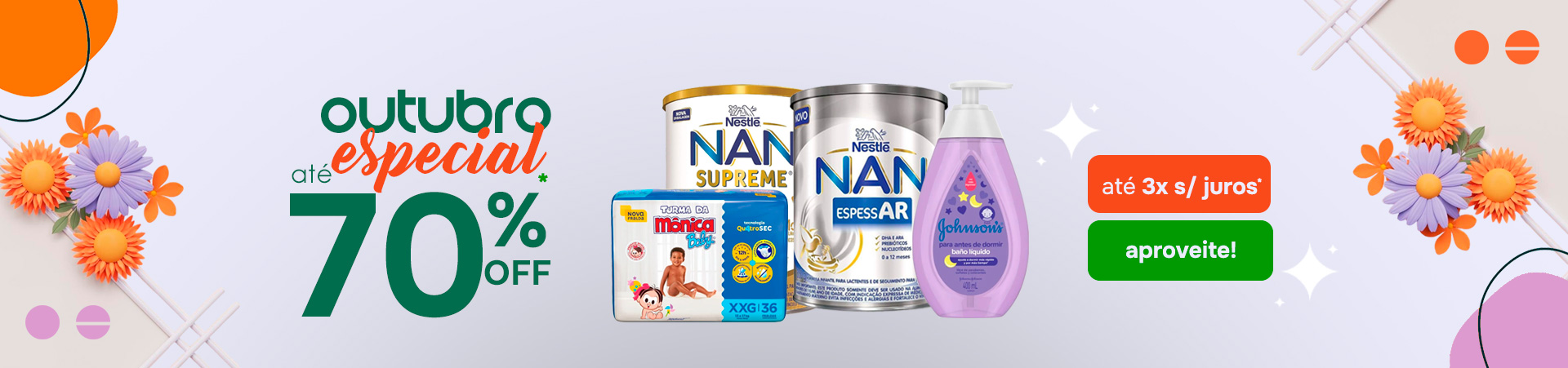 Outubro Especial - Até 70% OFF