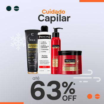 Cuidado Capilar com até 63% OFF