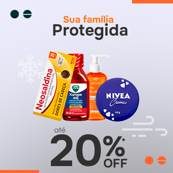 Sua família Protegida com até 20% OFF