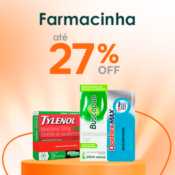 Farmacinha - Até 27% OFF