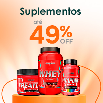 Suplementação Esportivo - Até 49% OFF