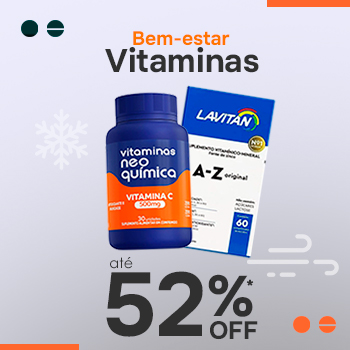 Vitaminas com até 52% OFF